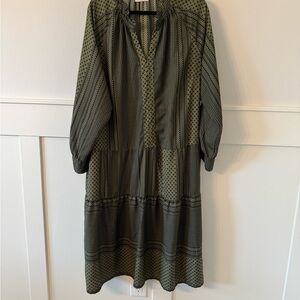 ASOS Patterned Green Dress